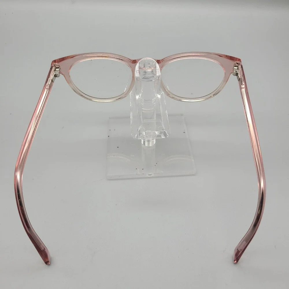 Warby Parker Sadie M 625 Pink Translucent Round Eyeglasses Frames 49-20-140